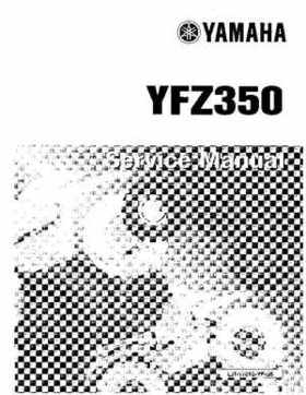 1987-2003 Yamaha YFZ350 Banshee supplementary service manual, Page 1