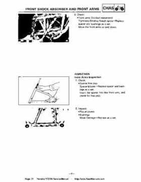 1987-2003 Yamaha YFZ350 Banshee supplementary service manual, Page 31