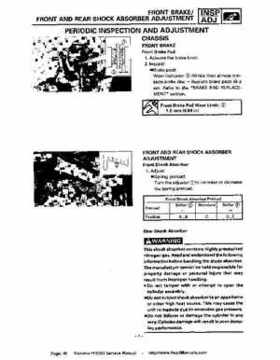 1987-2003 Yamaha YFZ350 Banshee supplementary service manual, Page 45