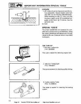 1987-2003 Yamaha YFZ350 Banshee supplementary service manual, Page 63
