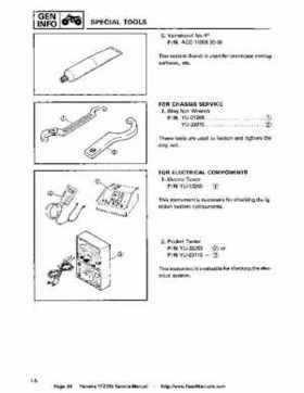 1987-2003 Yamaha YFZ350 Banshee supplementary service manual, Page 65