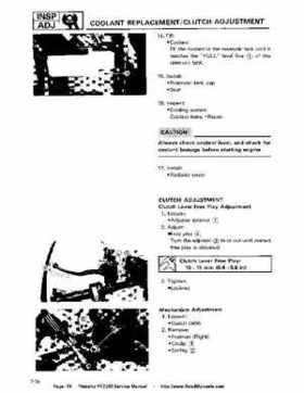1987-2003 Yamaha YFZ350 Banshee supplementary service manual, Page 81