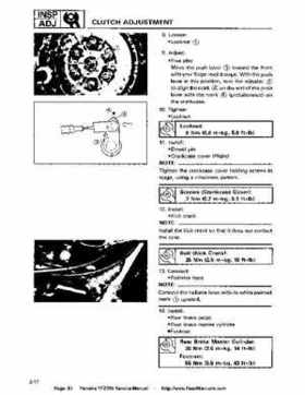 1987-2003 Yamaha YFZ350 Banshee supplementary service manual, Page 83