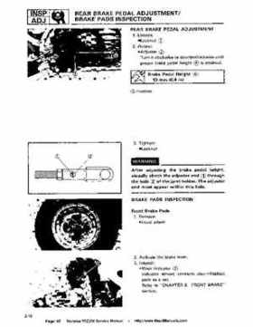 1987-2003 Yamaha YFZ350 Banshee supplementary service manual, Page 85
