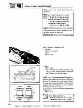1987-2003 Yamaha YFZ350 Banshee supplementary service manual, Page 89