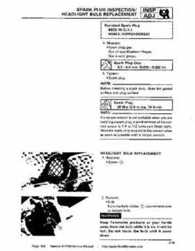 1987-2003 Yamaha YFZ350 Banshee supplementary service manual, Page 102