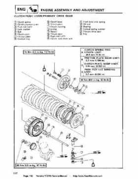 1987-2003 Yamaha YFZ350 Banshee supplementary service manual, Page 142