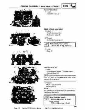 1987-2003 Yamaha YFZ350 Banshee supplementary service manual, Page 145