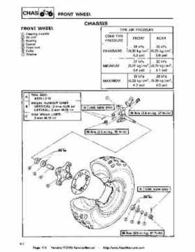 1987-2003 Yamaha YFZ350 Banshee supplementary service manual, Page 174