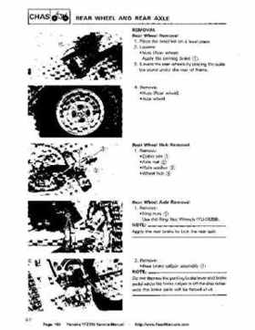 1987-2003 Yamaha YFZ350 Banshee supplementary service manual, Page 180