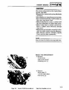 1987-2003 Yamaha YFZ350 Banshee supplementary service manual, Page 187