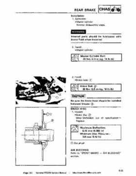 1987-2003 Yamaha YFZ350 Banshee supplementary service manual, Page 201