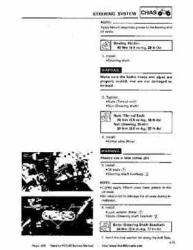 1987-2003 Yamaha YFZ350 Banshee supplementary service manual, Page 205