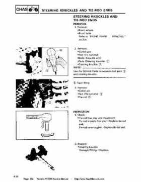 1987-2003 Yamaha YFZ350 Banshee supplementary service manual, Page 206