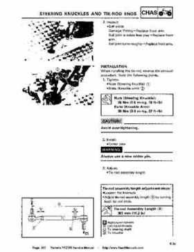 1987-2003 Yamaha YFZ350 Banshee supplementary service manual, Page 207