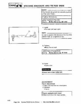 1987-2003 Yamaha YFZ350 Banshee supplementary service manual, Page 208