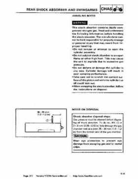 1987-2003 Yamaha YFZ350 Banshee supplementary service manual, Page 217