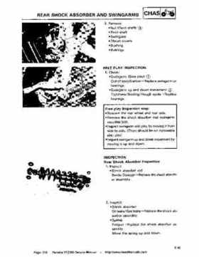 1987-2003 Yamaha YFZ350 Banshee supplementary service manual, Page 219