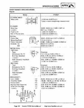 1987-2003 Yamaha YFZ350 Banshee supplementary service manual, Page 247