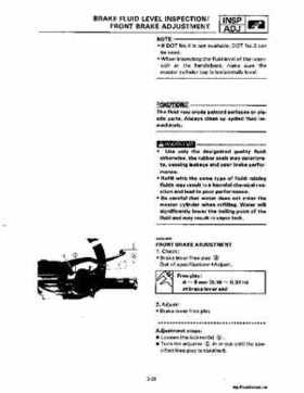 1987-2009 Yamaha ATV YFM350X Warrior Raptor Service Manual, Page 64
