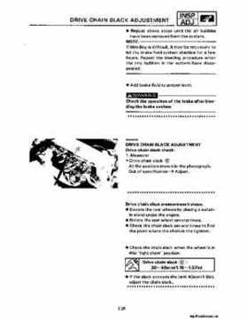 1987-2009 Yamaha ATV YFM350X Warrior Raptor Service Manual, Page 69