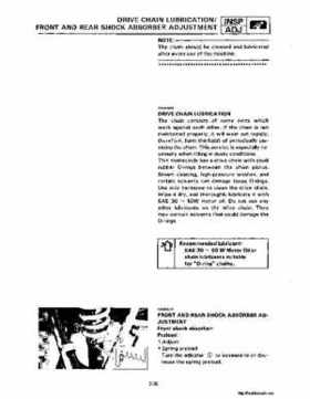 1987-2009 Yamaha ATV YFM350X Warrior Raptor Service Manual, Page 71