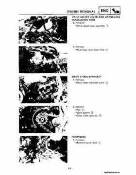 1987-2009 Yamaha ATV YFM350X Warrior Raptor Service Manual, Page 88