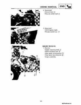 1987-2009 Yamaha ATV YFM350X Warrior Raptor Service Manual, Page 90
