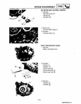 1987-2009 Yamaha ATV YFM350X Warrior Raptor Service Manual, Page 97