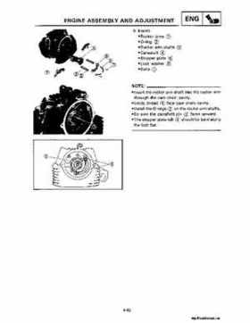1987-2009 Yamaha ATV YFM350X Warrior Raptor Service Manual, Page 128