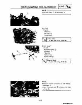 1987-2009 Yamaha ATV YFM350X Warrior Raptor Service Manual, Page 137
