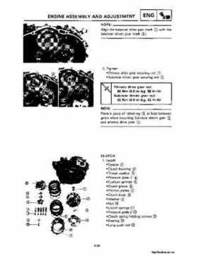 1987-2009 Yamaha ATV YFM350X Warrior Raptor Service Manual, Page 139