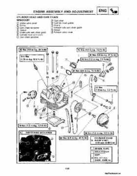 1987-2009 Yamaha ATV YFM350X Warrior Raptor Service Manual, Page 151