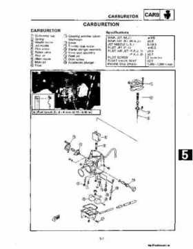 1987-2009 Yamaha ATV YFM350X Warrior Raptor Service Manual, Page 156
