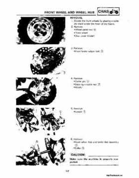 1987-2009 Yamaha ATV YFM350X Warrior Raptor Service Manual, Page 169