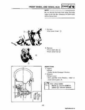1987-2009 Yamaha ATV YFM350X Warrior Raptor Service Manual, Page 170