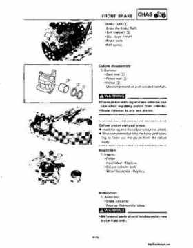 1987-2009 Yamaha ATV YFM350X Warrior Raptor Service Manual, Page 183