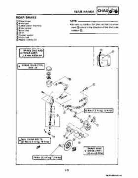 1987-2009 Yamaha ATV YFM350X Warrior Raptor Service Manual, Page 189