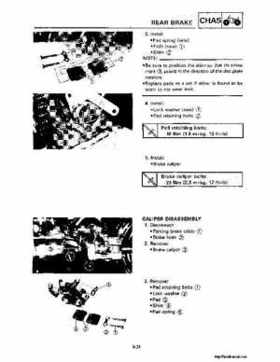 1987-2009 Yamaha ATV YFM350X Warrior Raptor Service Manual, Page 191