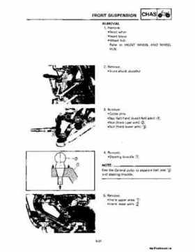 1987-2009 Yamaha ATV YFM350X Warrior Raptor Service Manual, Page 198