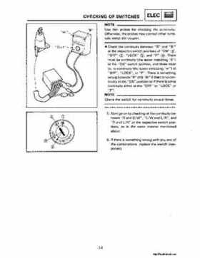 1987-2009 Yamaha ATV YFM350X Warrior Raptor Service Manual, Page 218