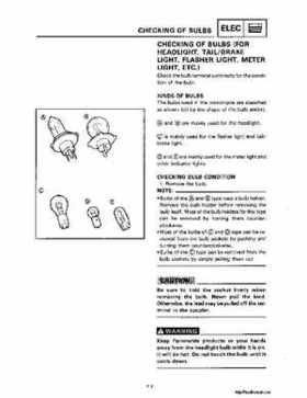 1987-2009 Yamaha ATV YFM350X Warrior Raptor Service Manual, Page 219