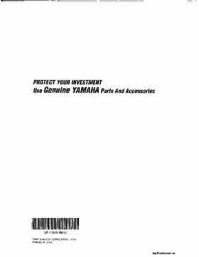 1987-2009 Yamaha ATV YFM350X Warrior Raptor Service Manual, Page 267