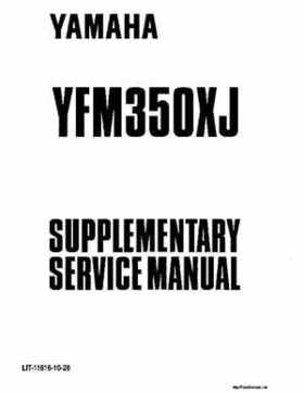 1987-2009 Yamaha ATV YFM350X Warrior Raptor Service Manual, Page 284