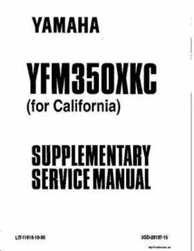 1987-2009 Yamaha ATV YFM350X Warrior Raptor Service Manual, Page 306