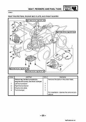 1987-2009 Yamaha ATV YFM350X Warrior Raptor Service Manual, Page 377