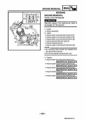 1987-2009 Yamaha ATV YFM350X Warrior Raptor Service Manual, Page 393
