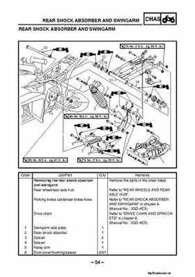 1987-2009 Yamaha ATV YFM350X Warrior Raptor Service Manual, Page 405