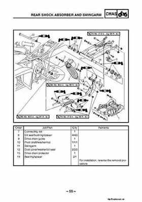 1987-2009 Yamaha ATV YFM350X Warrior Raptor Service Manual, Page 406