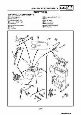 1987-2009 Yamaha ATV YFM350X Warrior Raptor Service Manual, Page 408